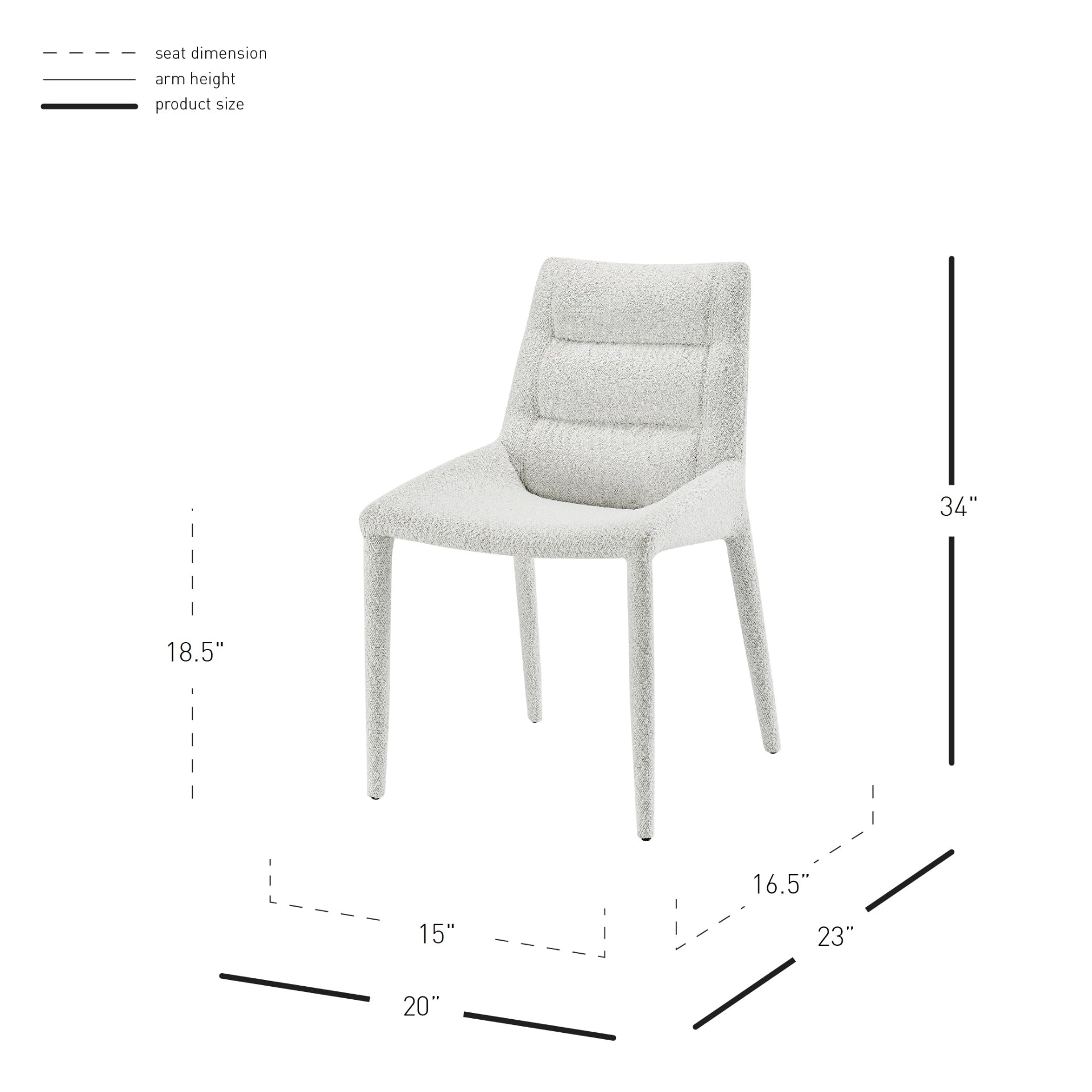 Kelsey Fabric Dining Side Chair