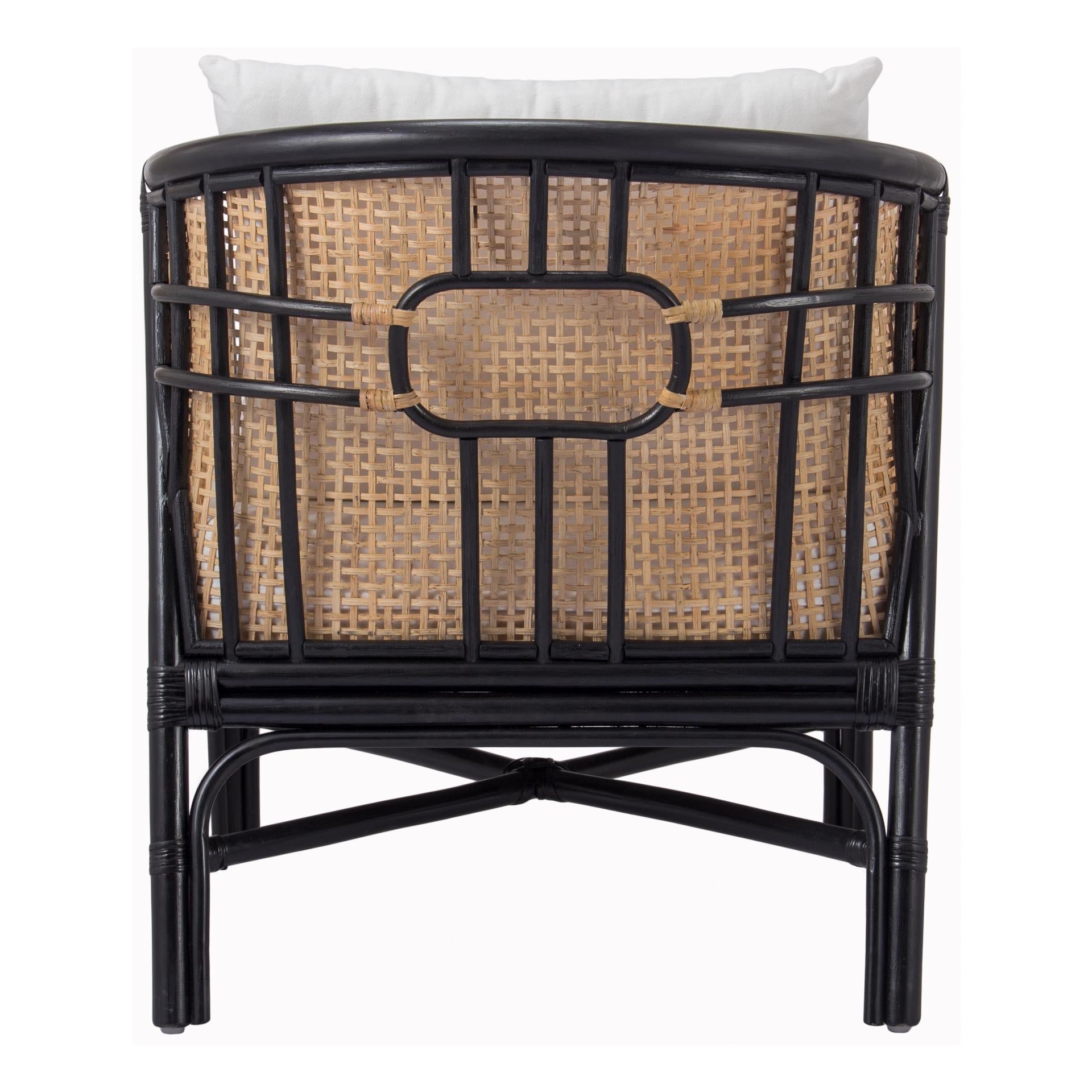 Ferrara Rattan Cozy Farmhouse Accent Chair
