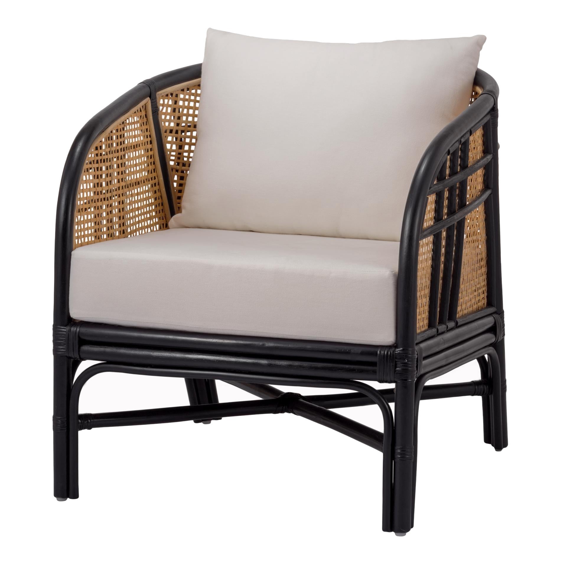 Ferrara Rattan Cozy Farmhouse Accent Chair