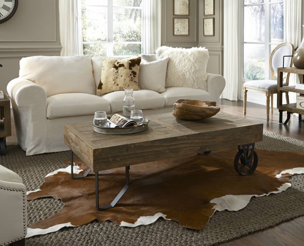 Coalburn Reclaimed Wood Rectangular Coffee Table