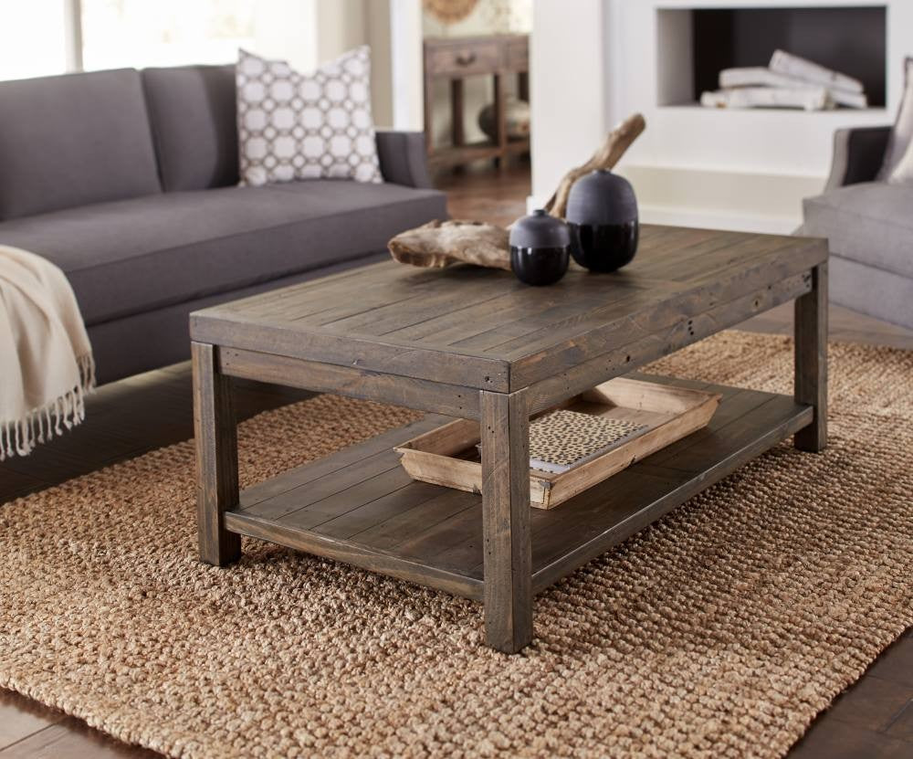 Craster Reclaimed Wood Rectangular Coffee Table