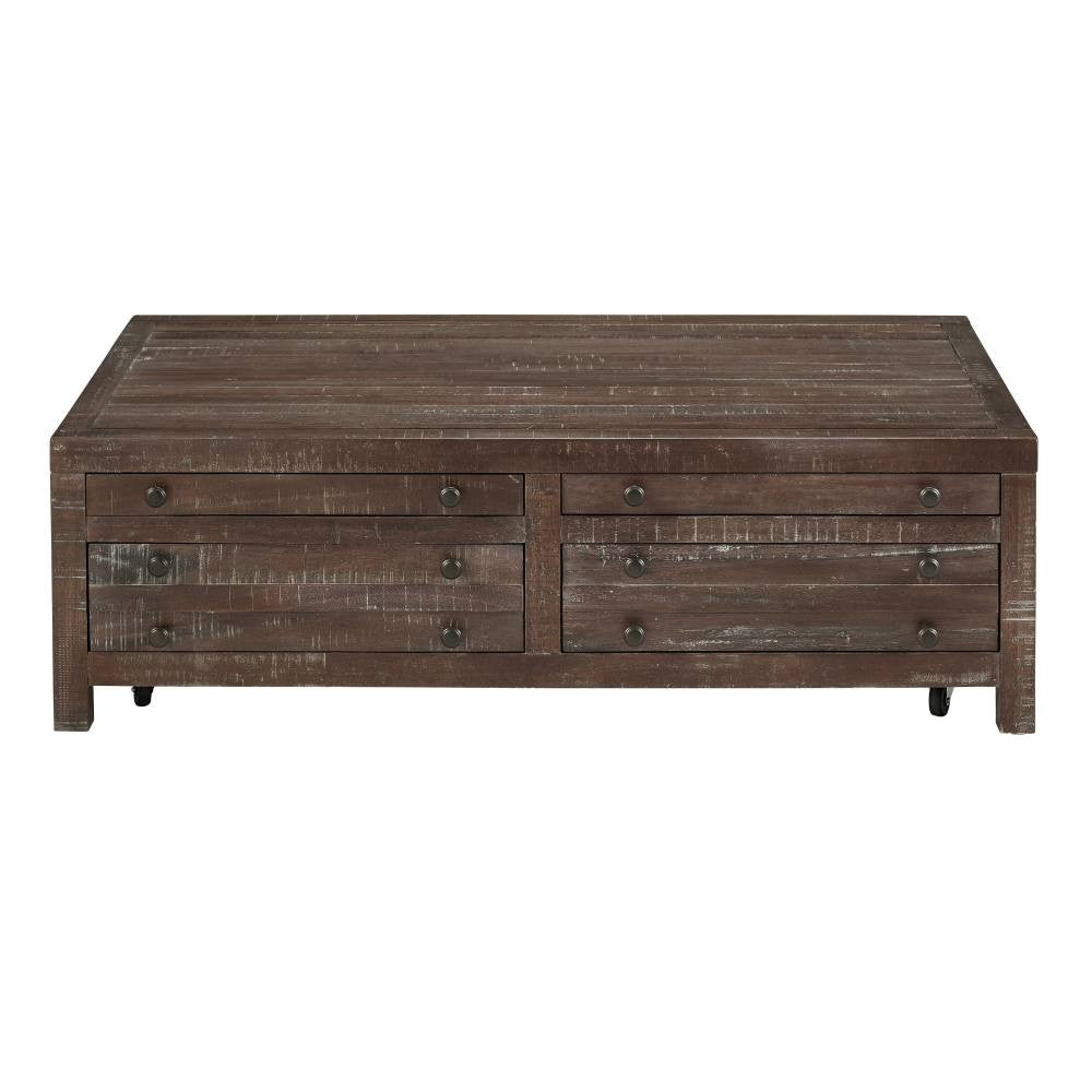Townsend Solid Wood Castered Coffee Table