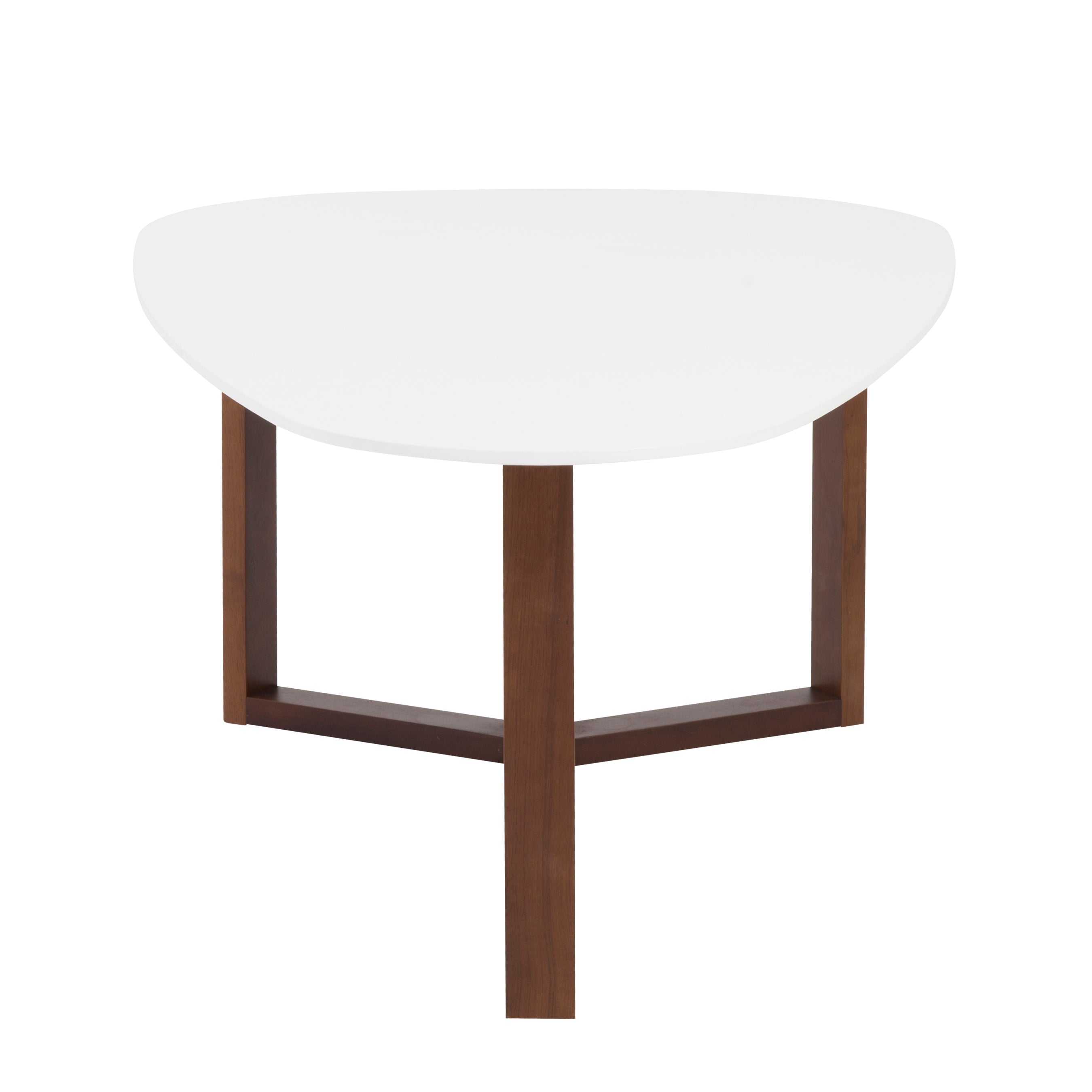 Morty Mid-Century Modern Triangular Coffee Table