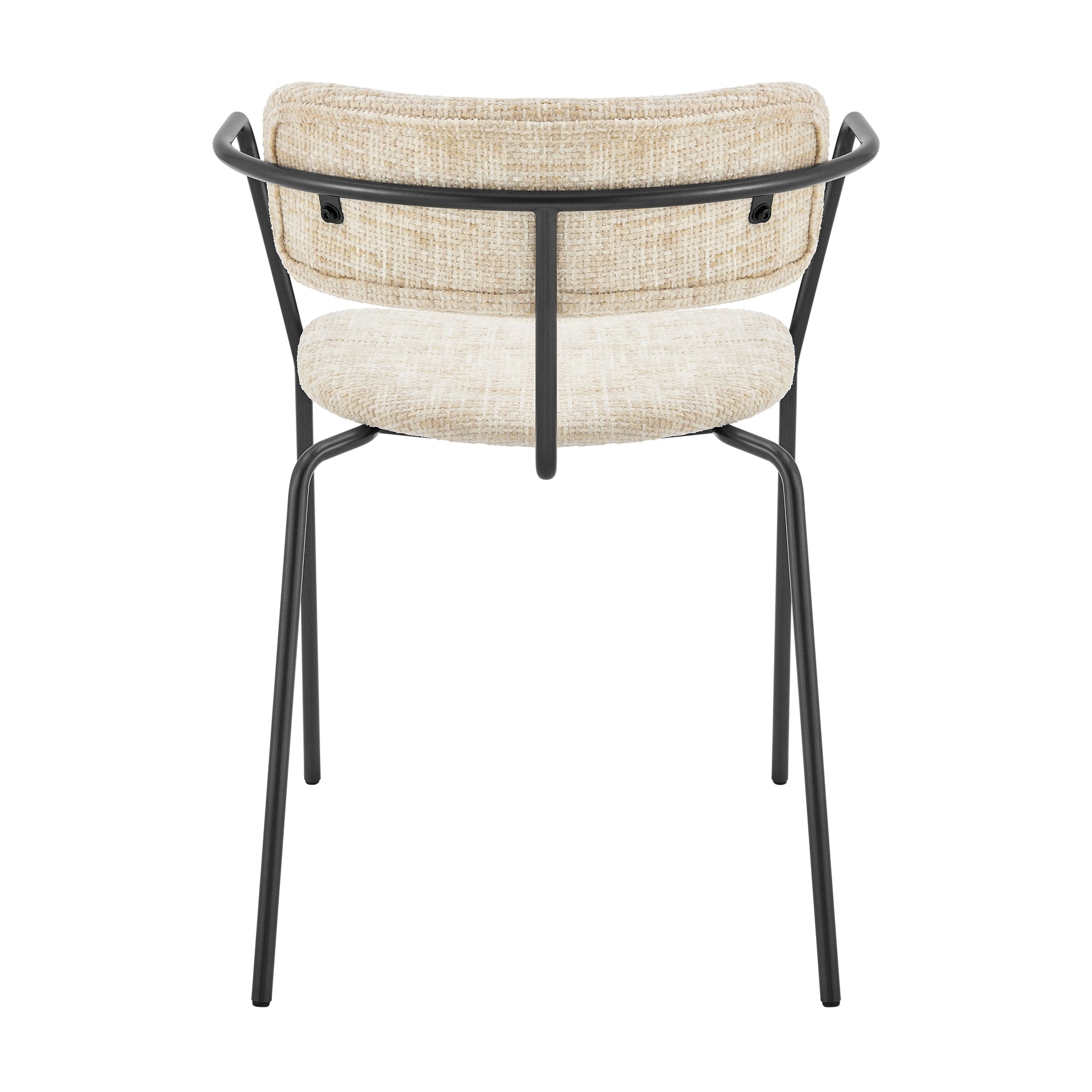 Alivia  Fabric Dining Side Arm Chair