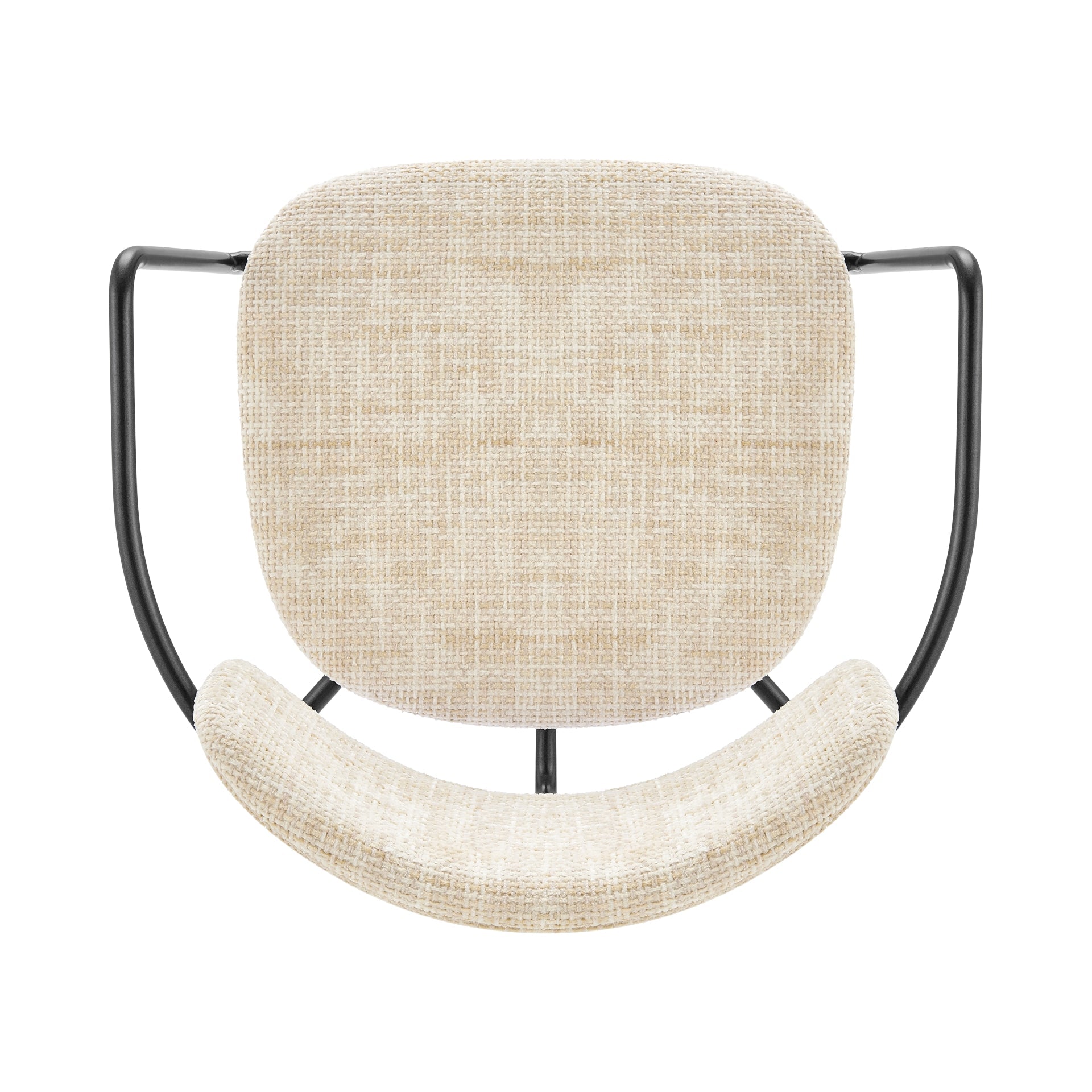 Alivia  Fabric Dining Side Arm Chair