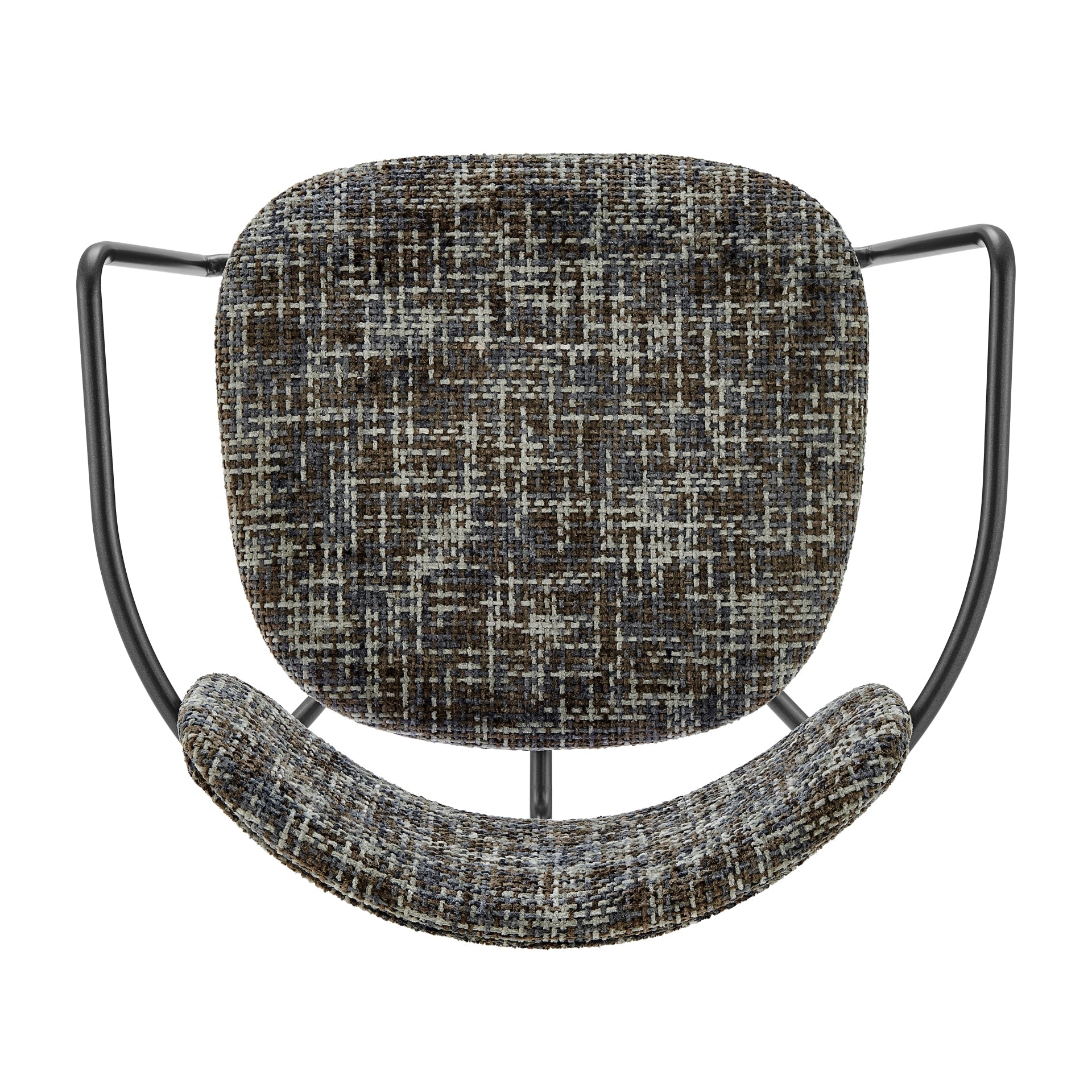 Alivia  Fabric Dining Side Arm Chair (Set of 2)