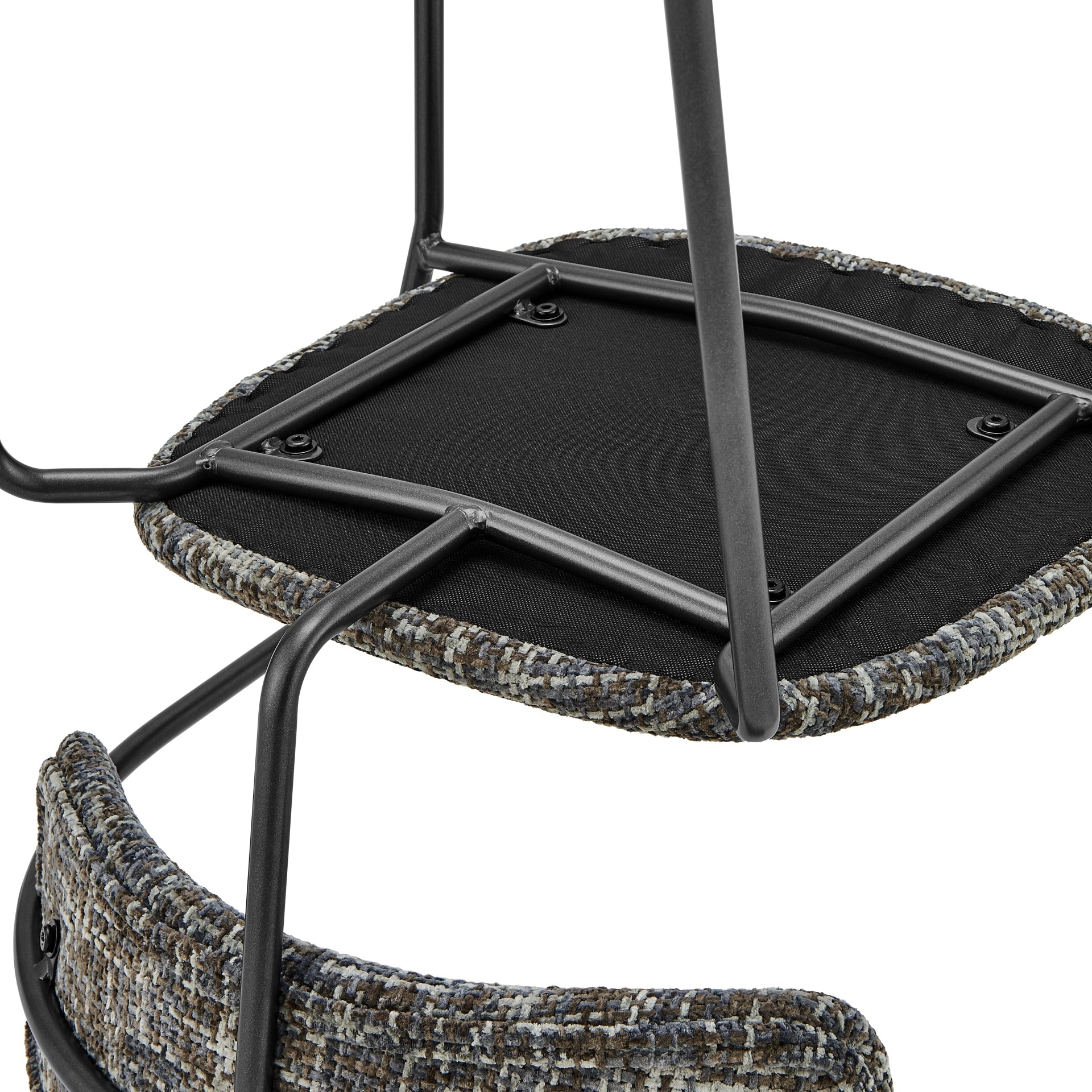 Alivia  Fabric Dining Side Arm Chair (Set of 2)