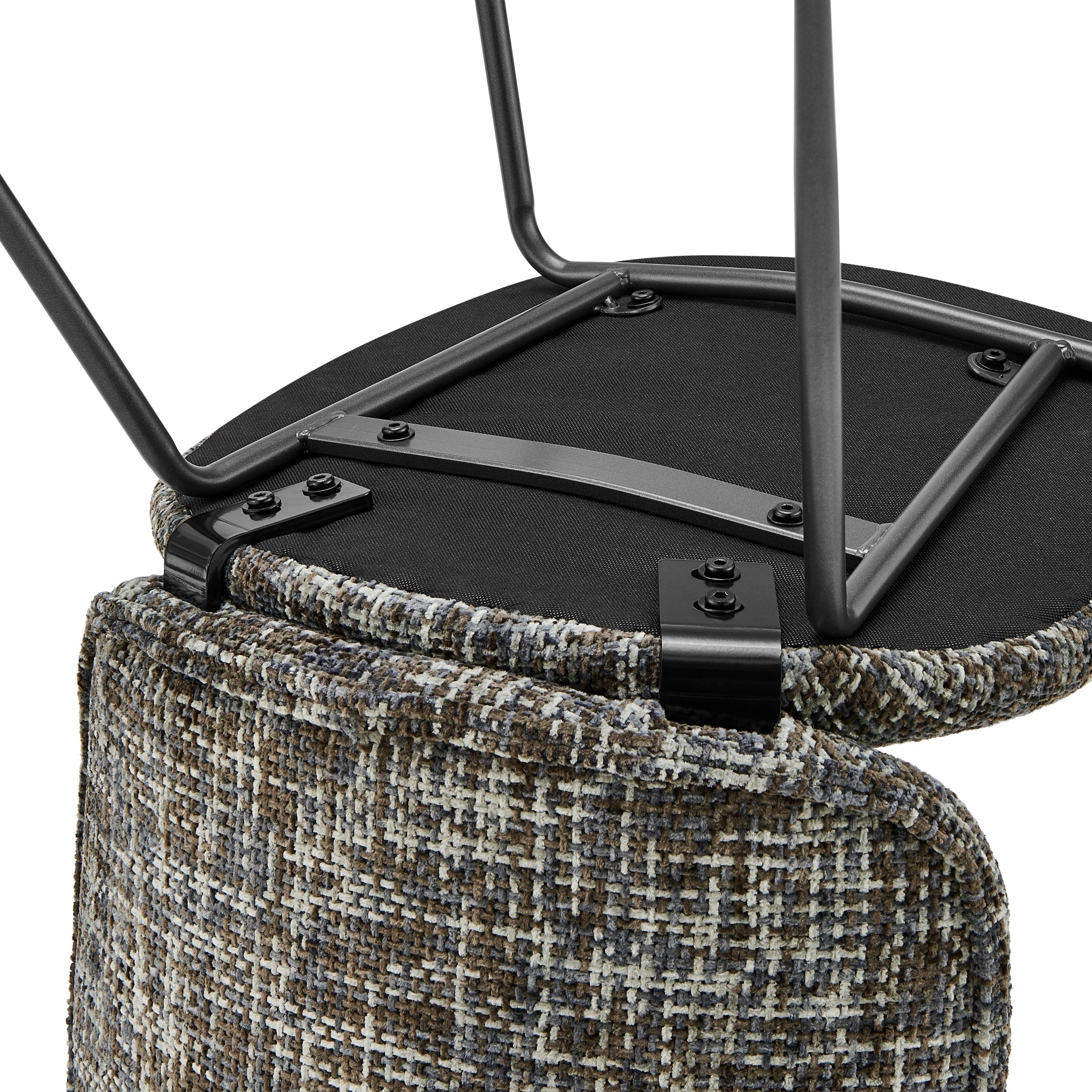 Nisha  Fabric Dining Side Chair (Set of 2)