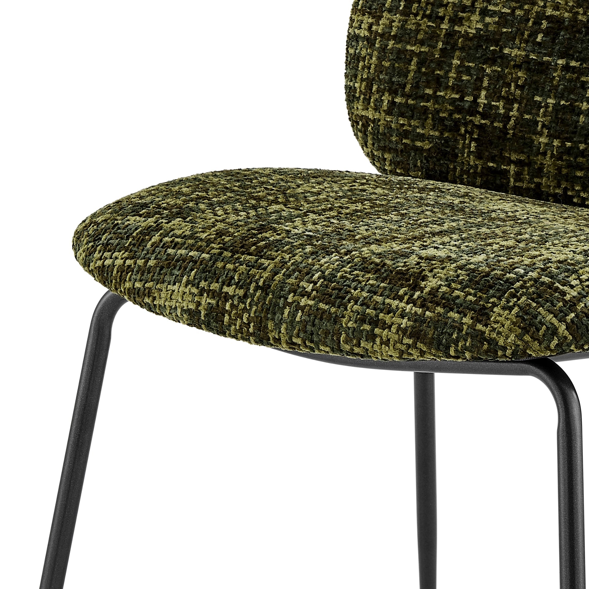 Nisha  Fabric Dining Side Chair (Set of 2)