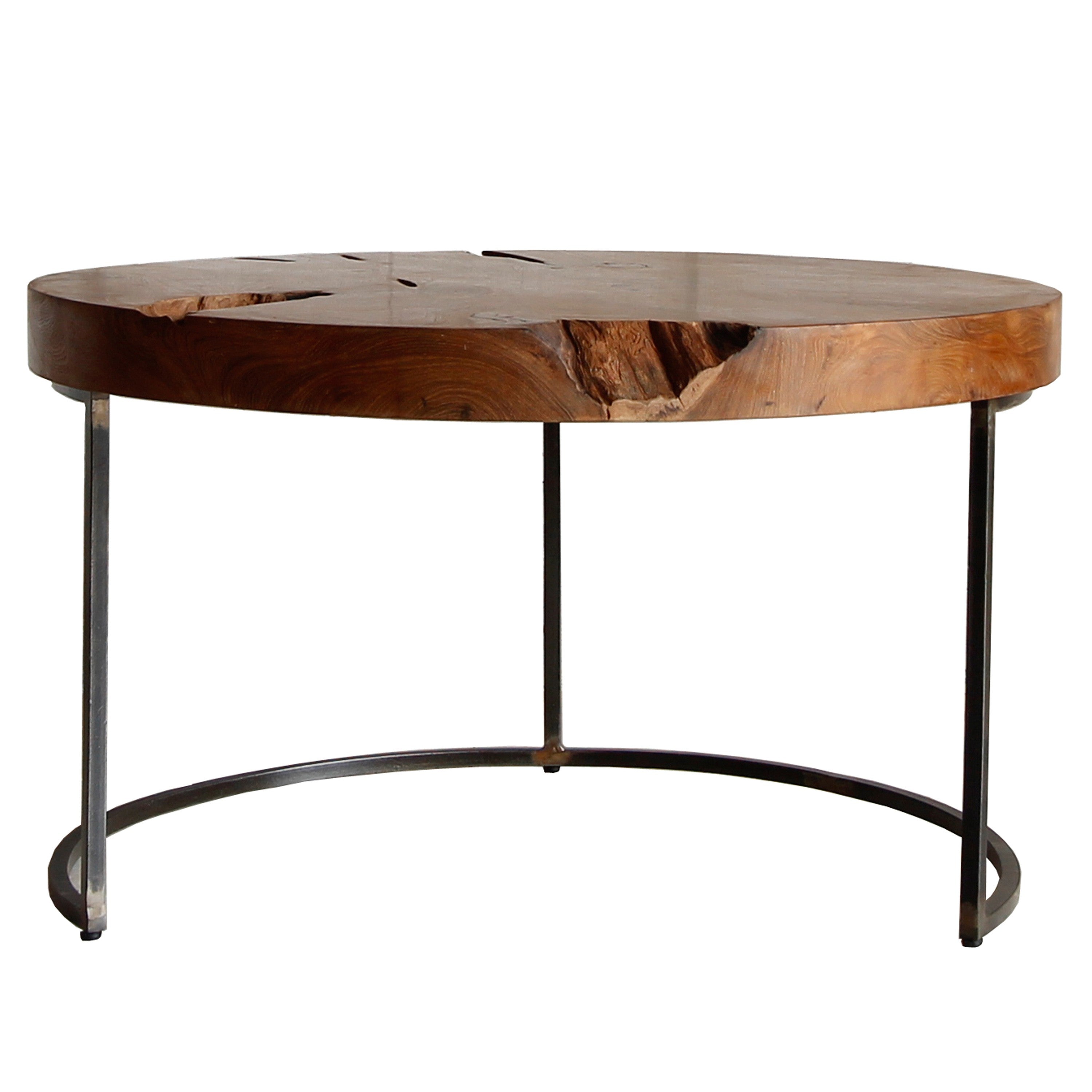 Otto Reclaimed Teak Root Coffee Table Set of 2 - What A Room
