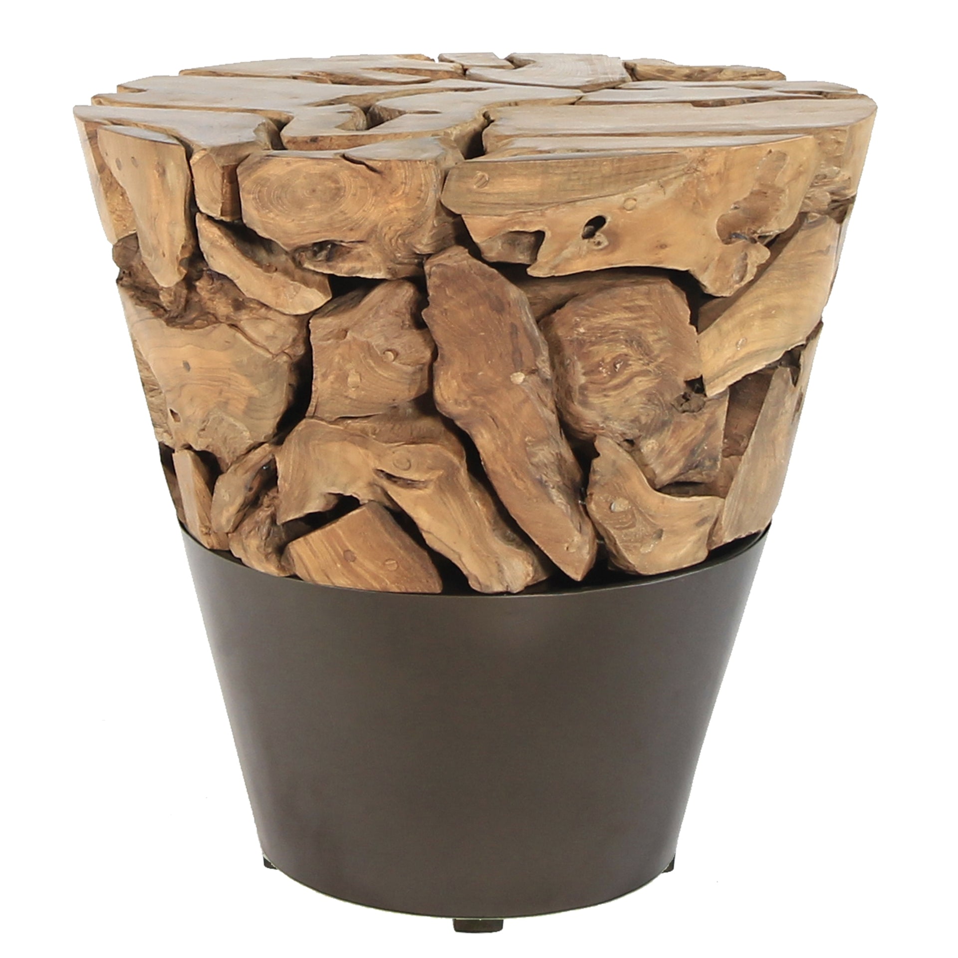 Bruno  Recycled Teak Root Side/ End Table