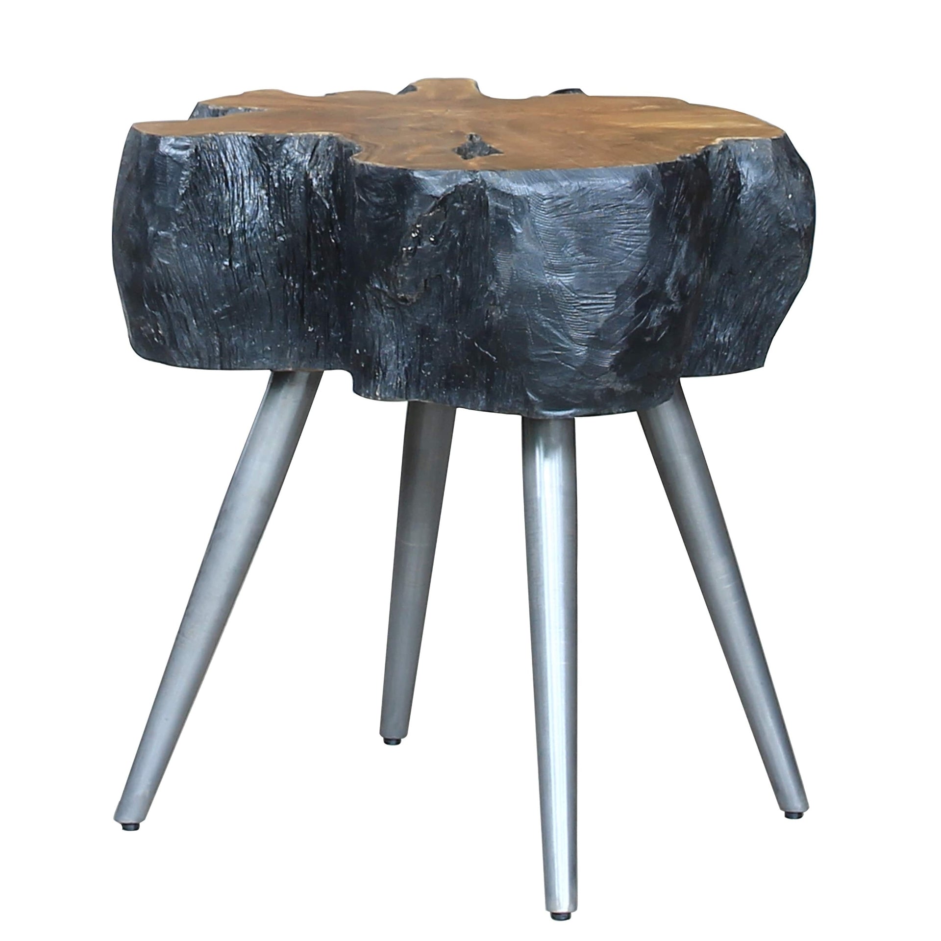 Anya  Recycled Teak Root Side/ End Table