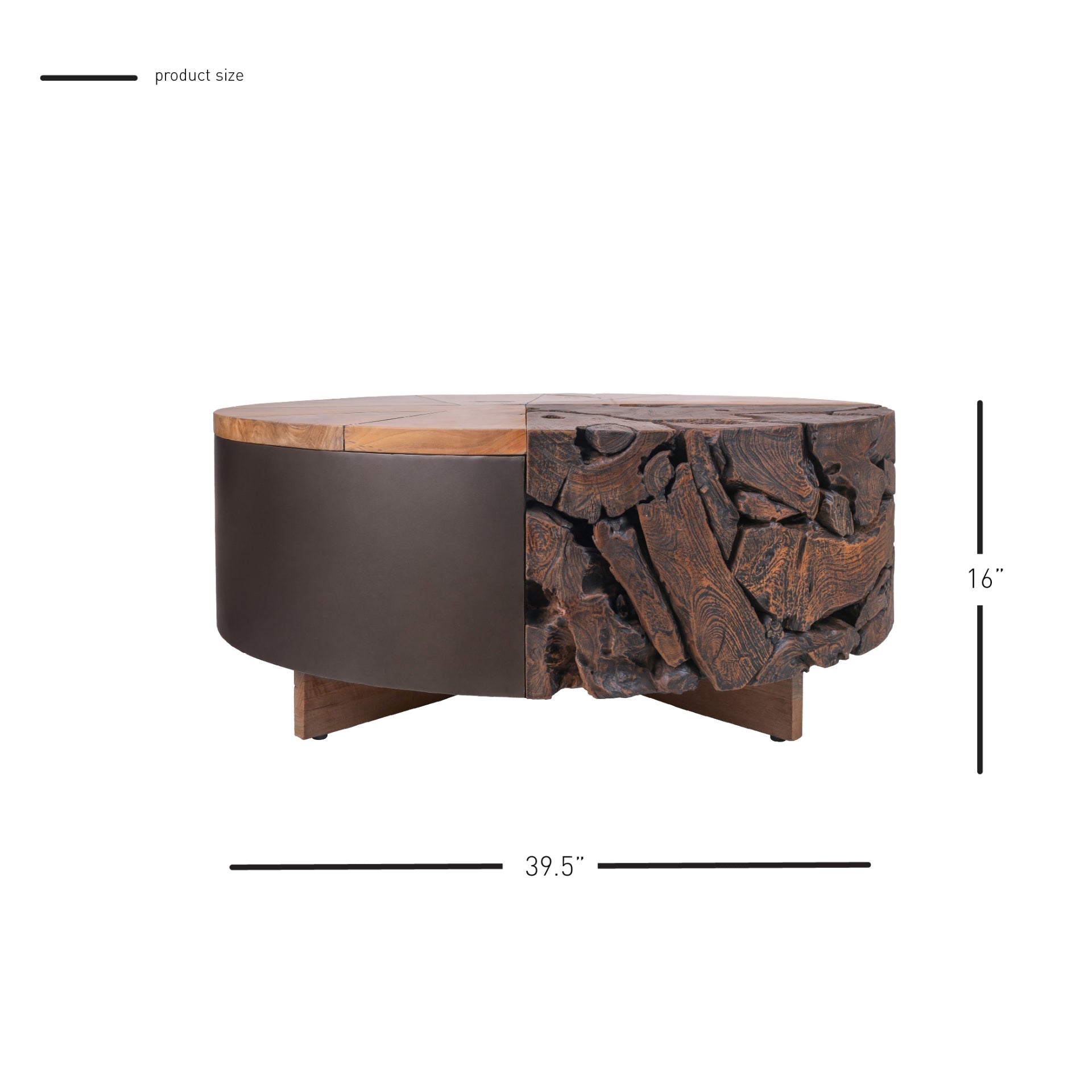Brizo Reclaimed Teak Coffee Table