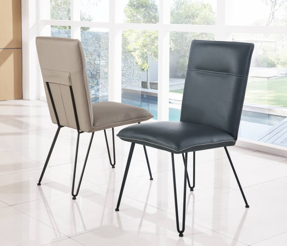 Demi Hairpin Leg Modern Dining Chair (Set of 2)