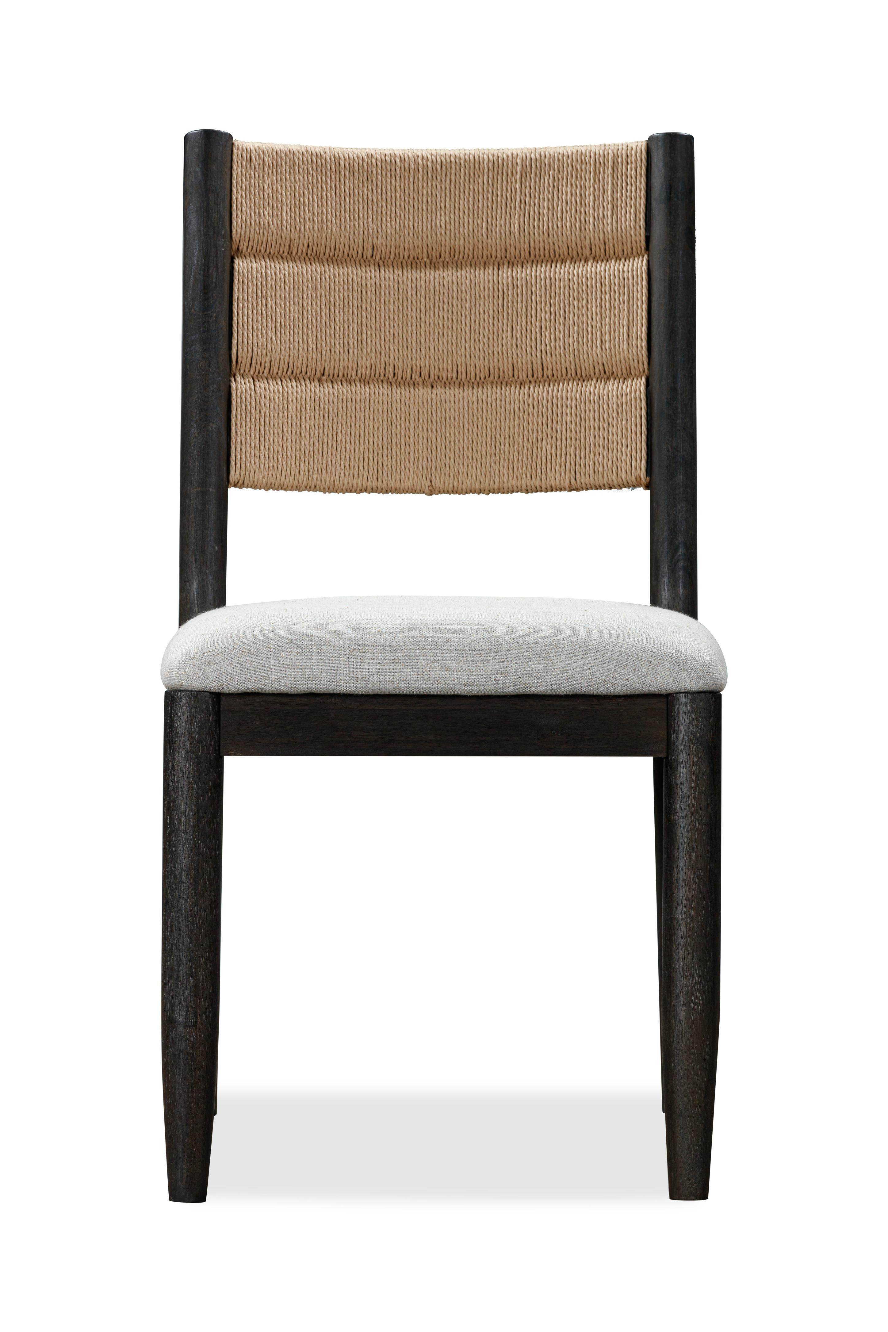 Rockport Danish Cord Dining Chair in Yin (Set of 2)