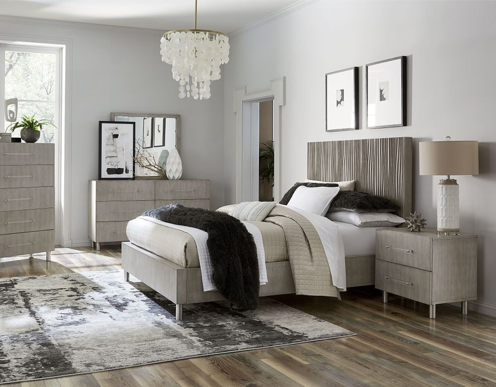 Argento Bed in Misty Grey