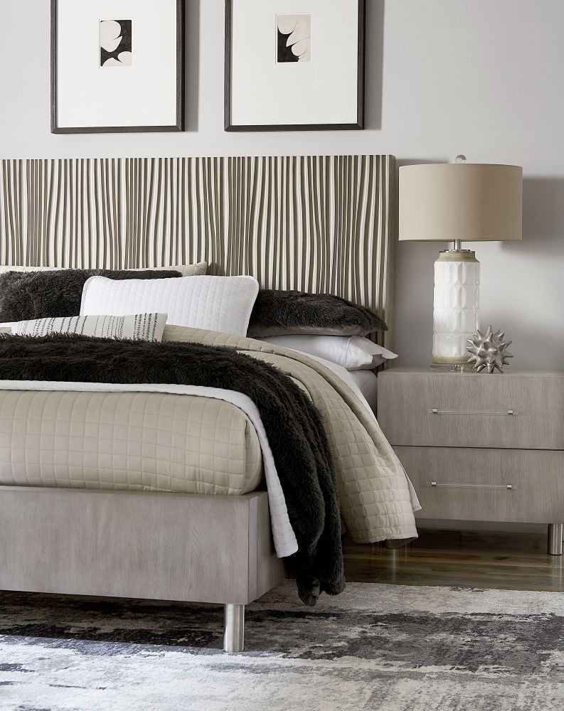 Argento Bed in Misty Grey