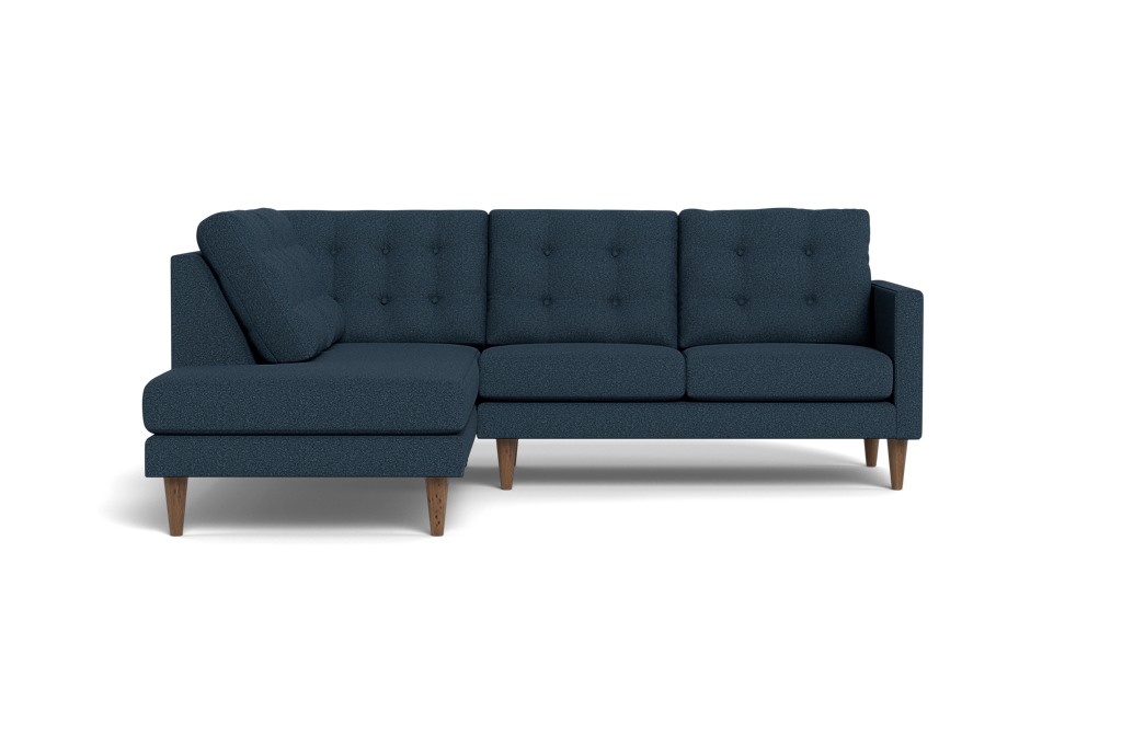 Jasper Mid-Century Bumper Chaise Sectional