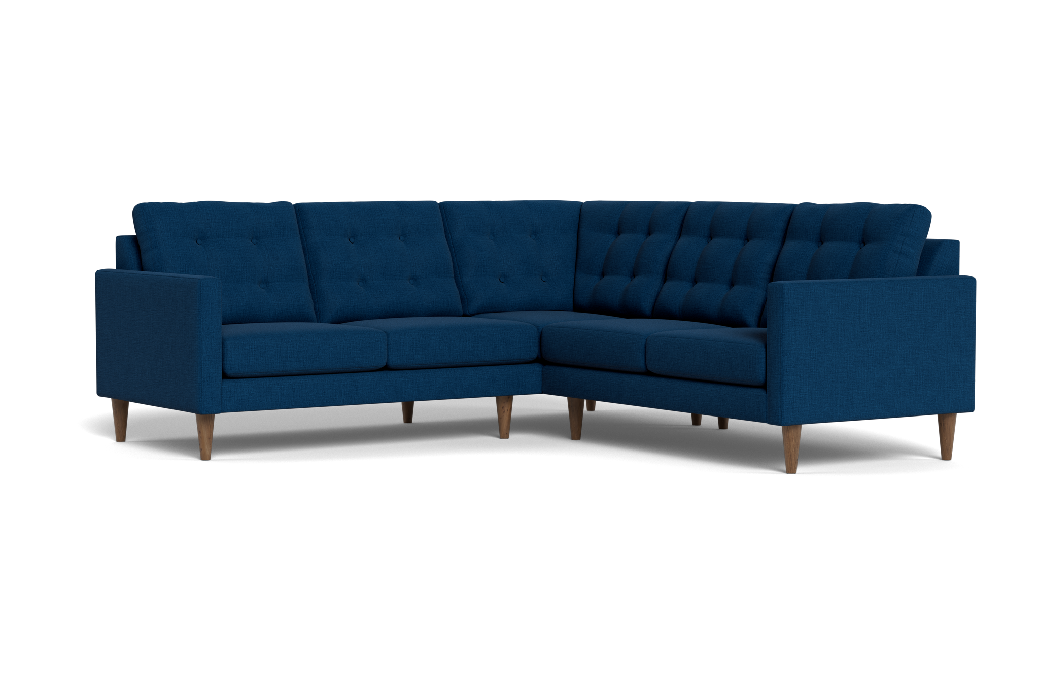 Jasper Mid-Century Corner Sectional Sofa