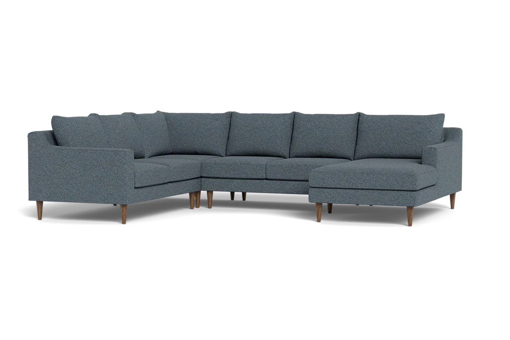 Alex MCM U Sectional with Chaise Sofa