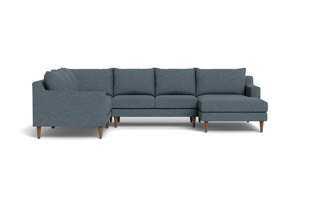 Alex MCM U Sectional with Chaise Sofa