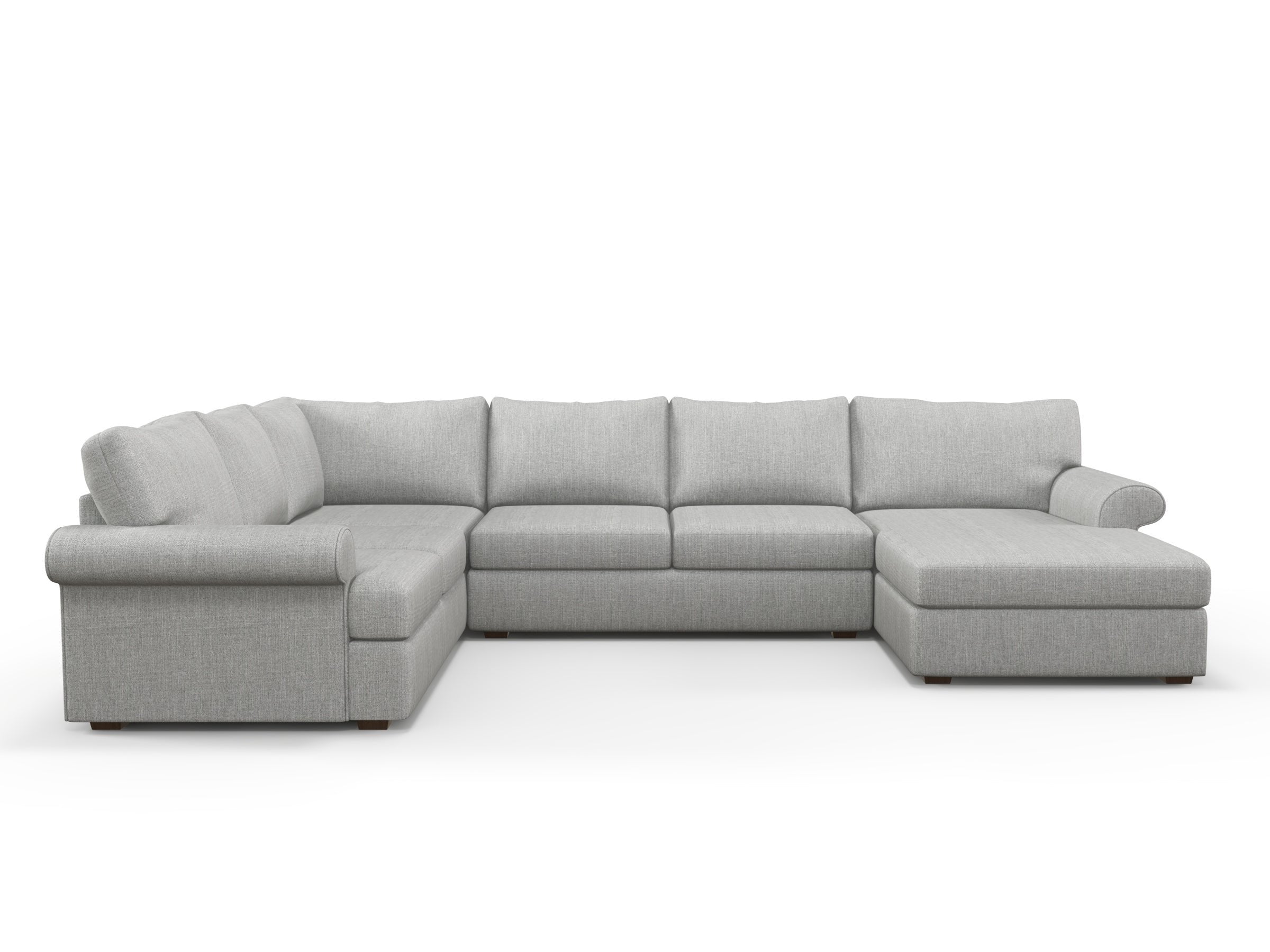 Anna U Sectional with Chaise Sofa