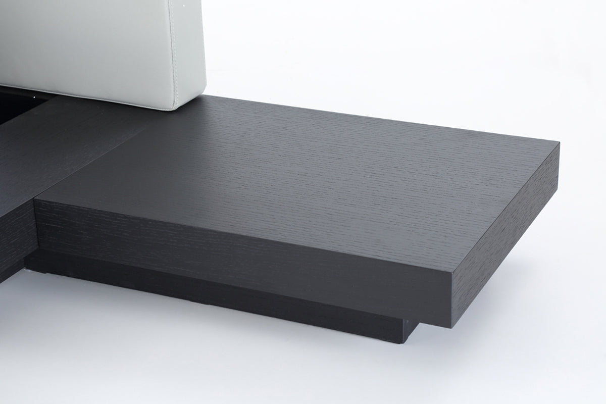 Modrest Opal Modern Wenge & Grey Platform Bed - What A Room