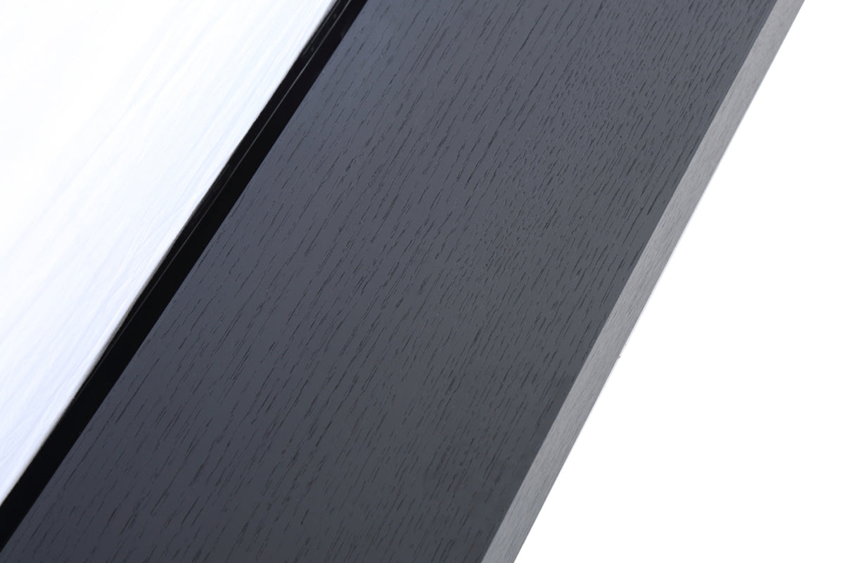 Modrest Opal Modern Wenge & Grey Platform Bed