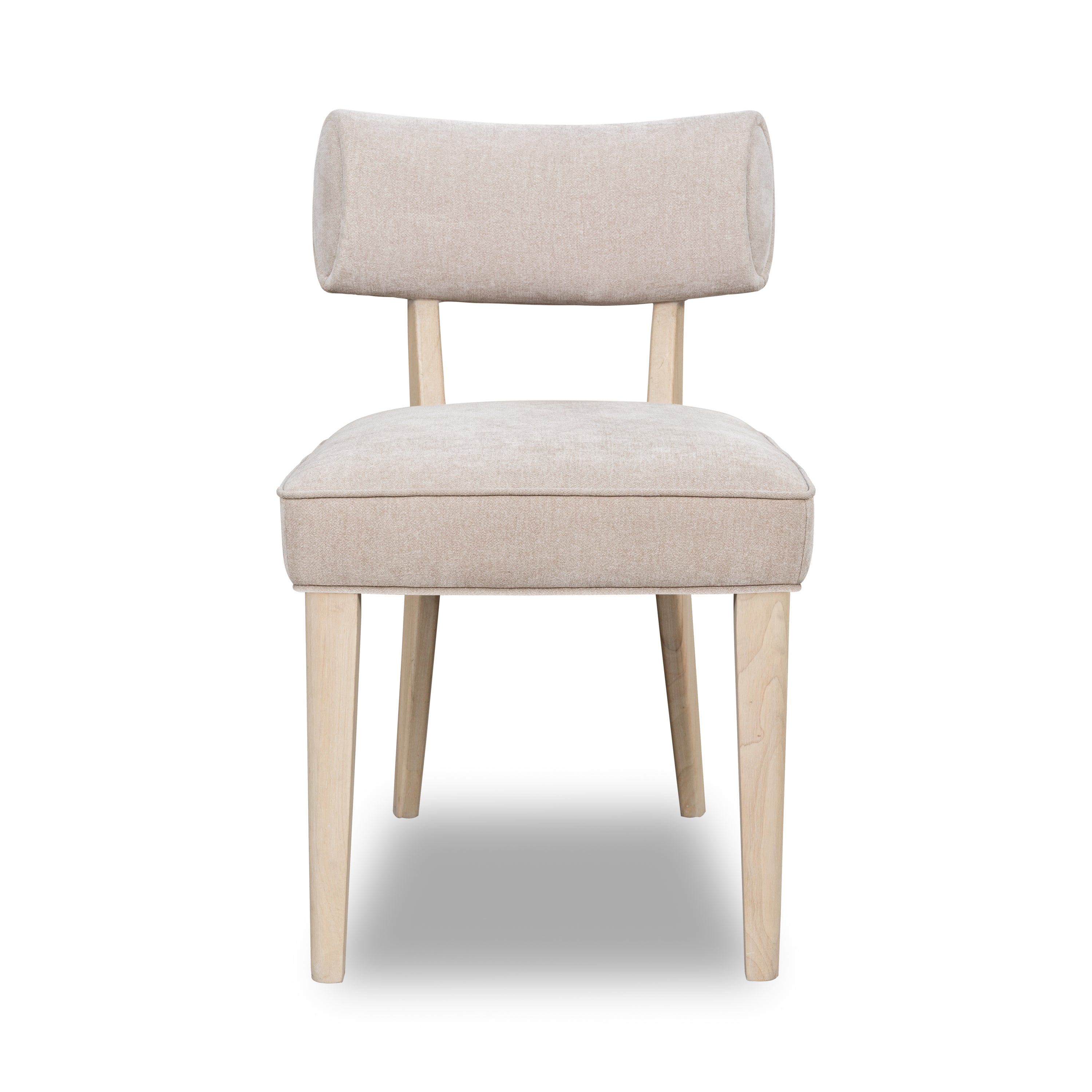 Magnolia Wood Frame Upholstered Dining Chair in Brown Sugar Chenille (Set of 2)