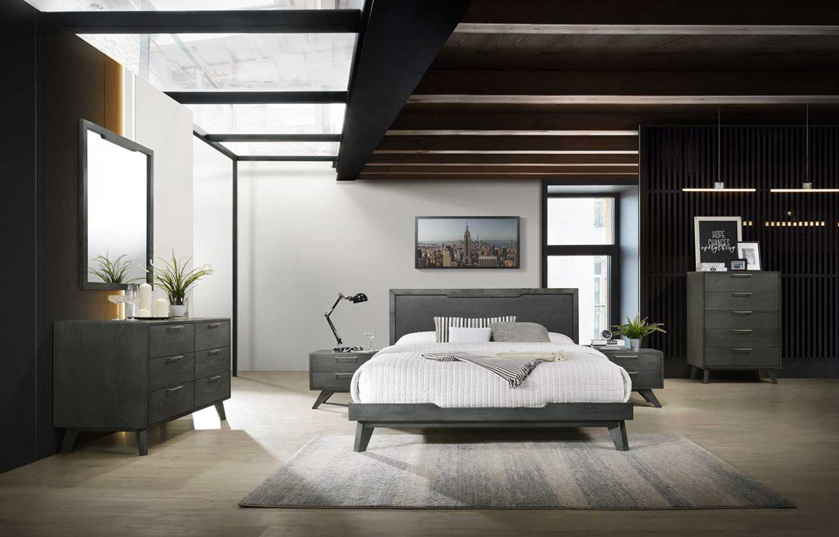 Nova Domus Soria Modern Grey Wash Bed