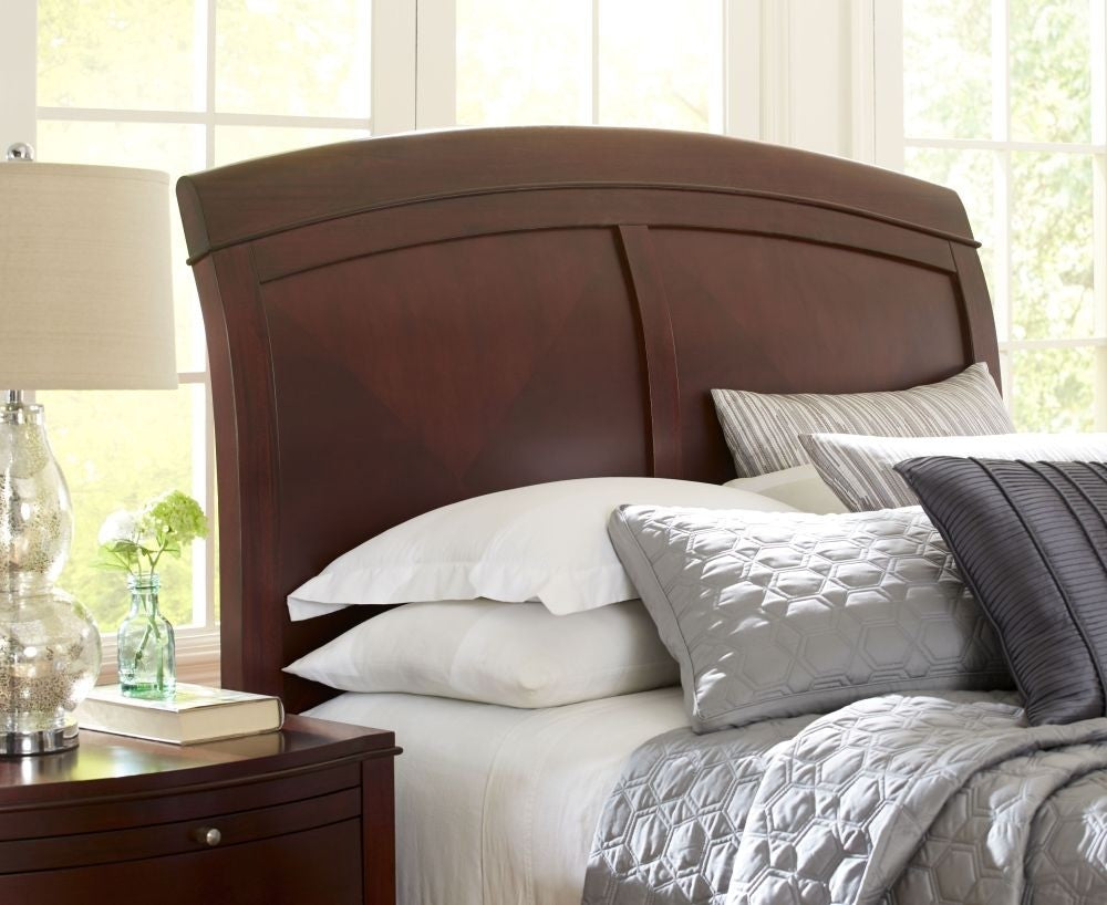 Brighton Low Profile Sleigh Bed in Cinnamon