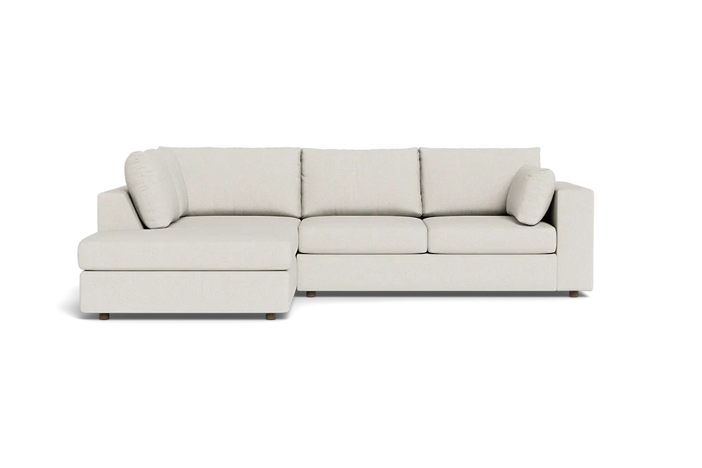 Daphne Deep Sectional Sofa with Bumper Chaise
