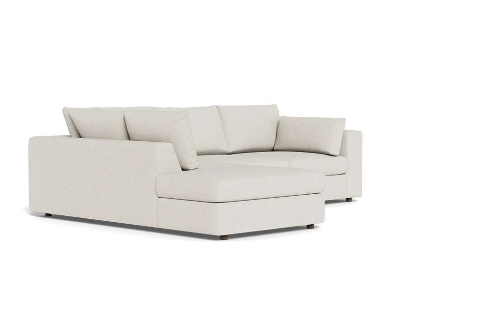 Daphne Deep Sectional Sofa with Bumper Chaise