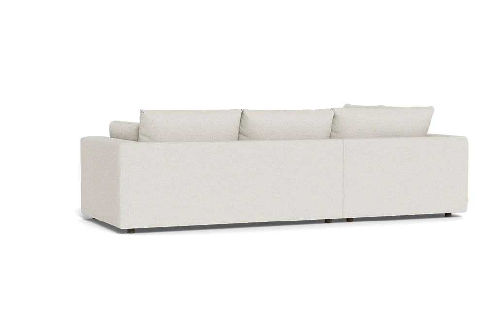 Daphne Deep Sectional Sofa with Bumper Chaise