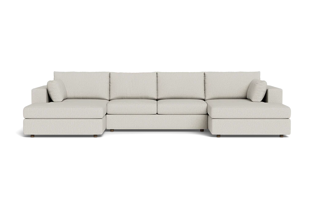 Daphne Deep Double Chaise Sectional Sofa
