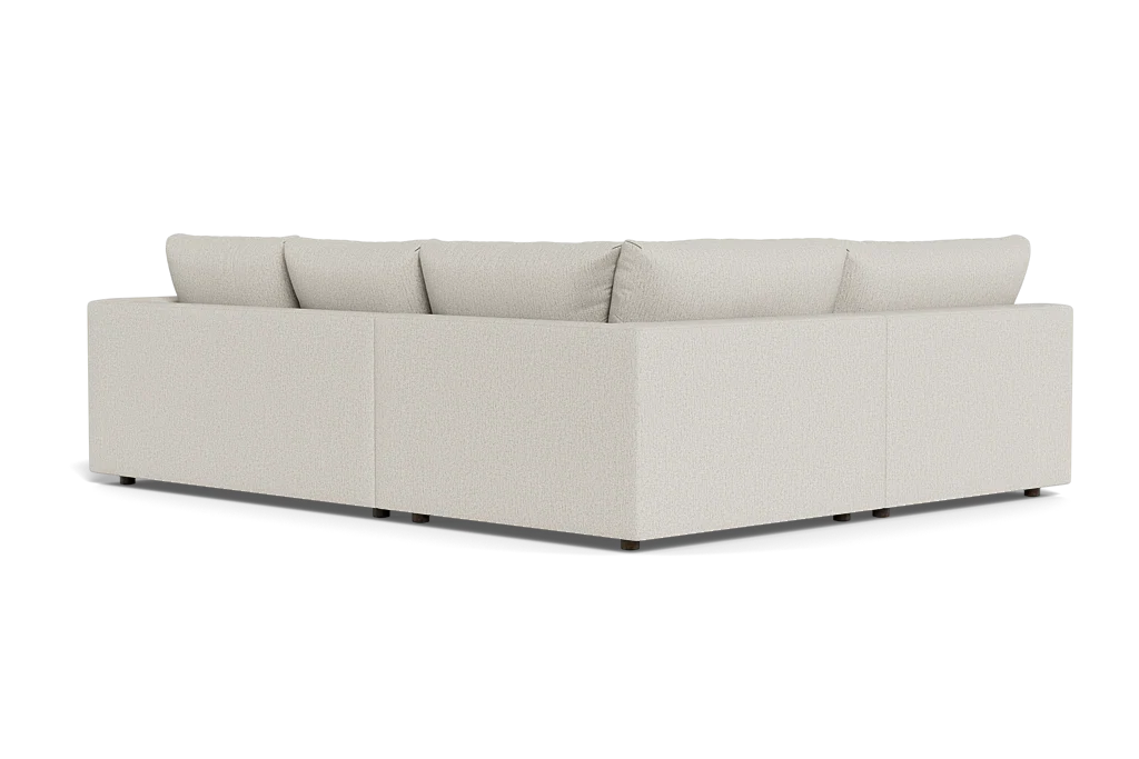 Daphne Deep L Shape Sectional with 1 Side Armless