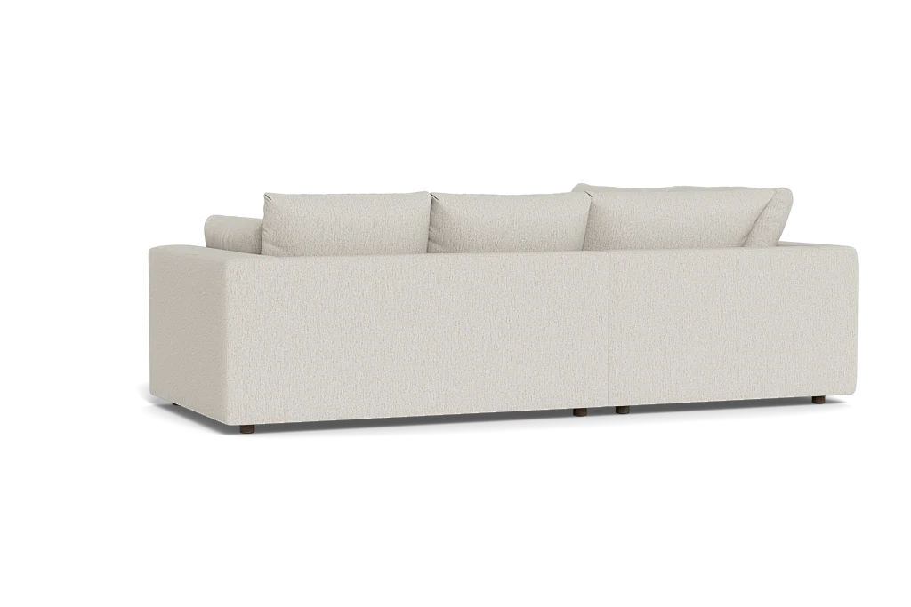 Daphne Deep L Shape Sectional with 1 Side Armless