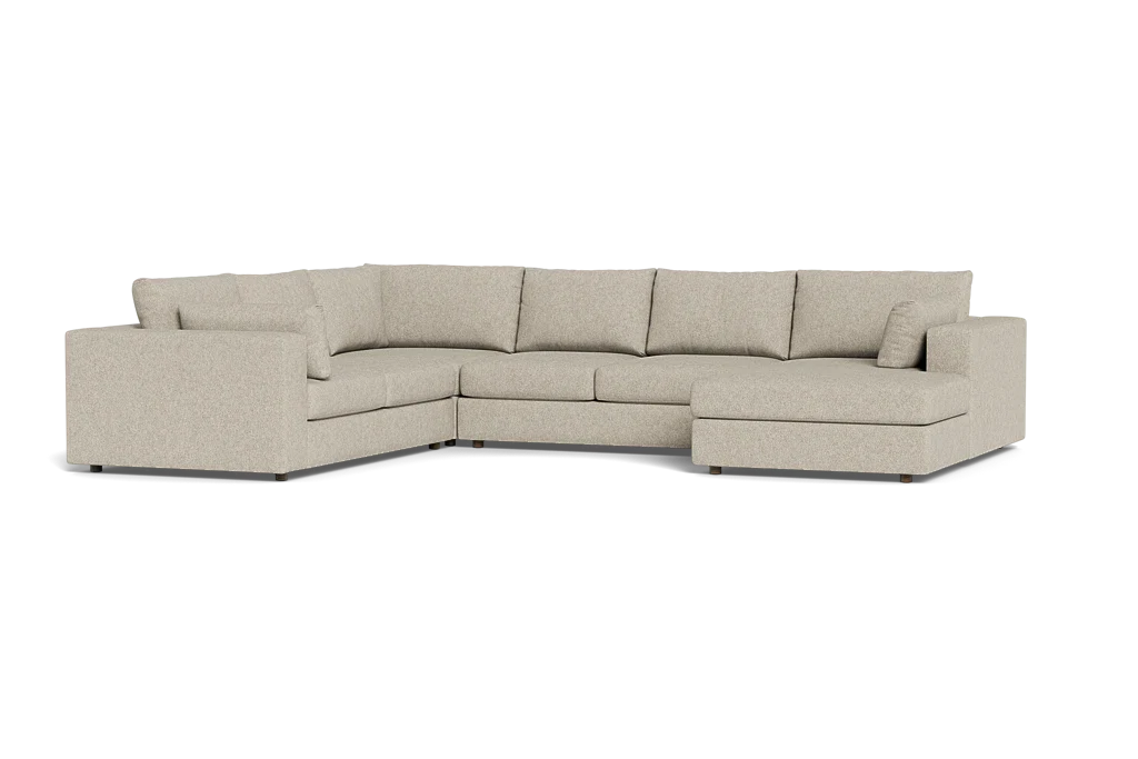 Daphne Deep U Sectional Sofa with Chaise