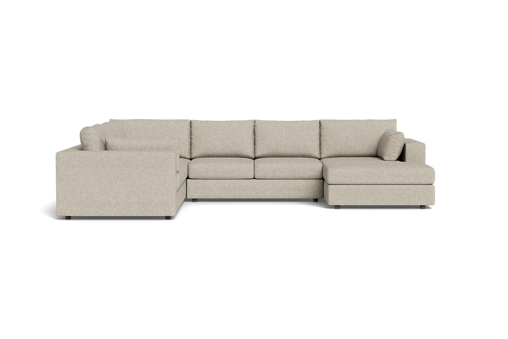 Daphne Deep U Sectional Sofa with Chaise