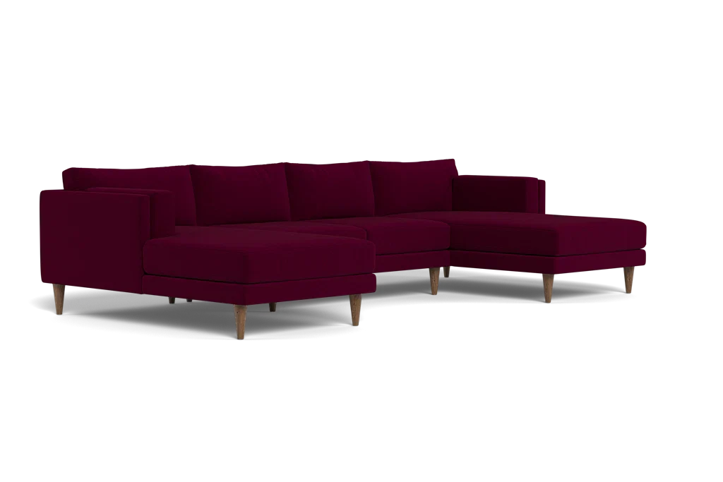 Davis Double Chaise U Sectional Sofa