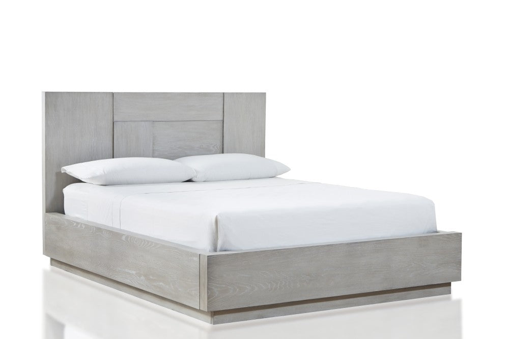 Destination Panel Bed in Cotton Grey
