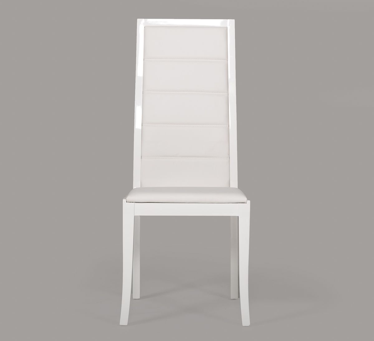 Donna - Contemporary White Leatherette Dining Chair (Set of 2)