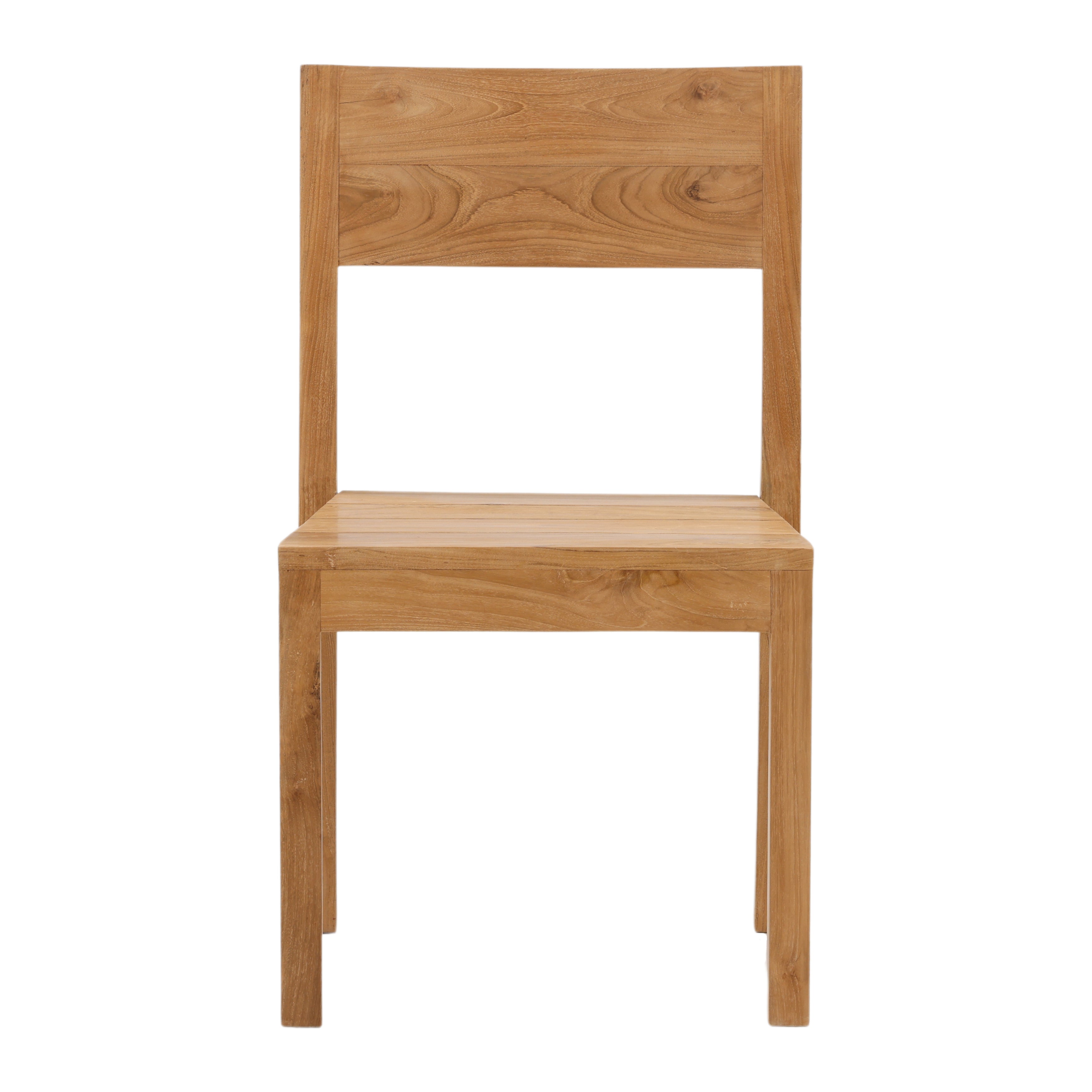 Kira Outdoor Armless Dining Chair Set of 2