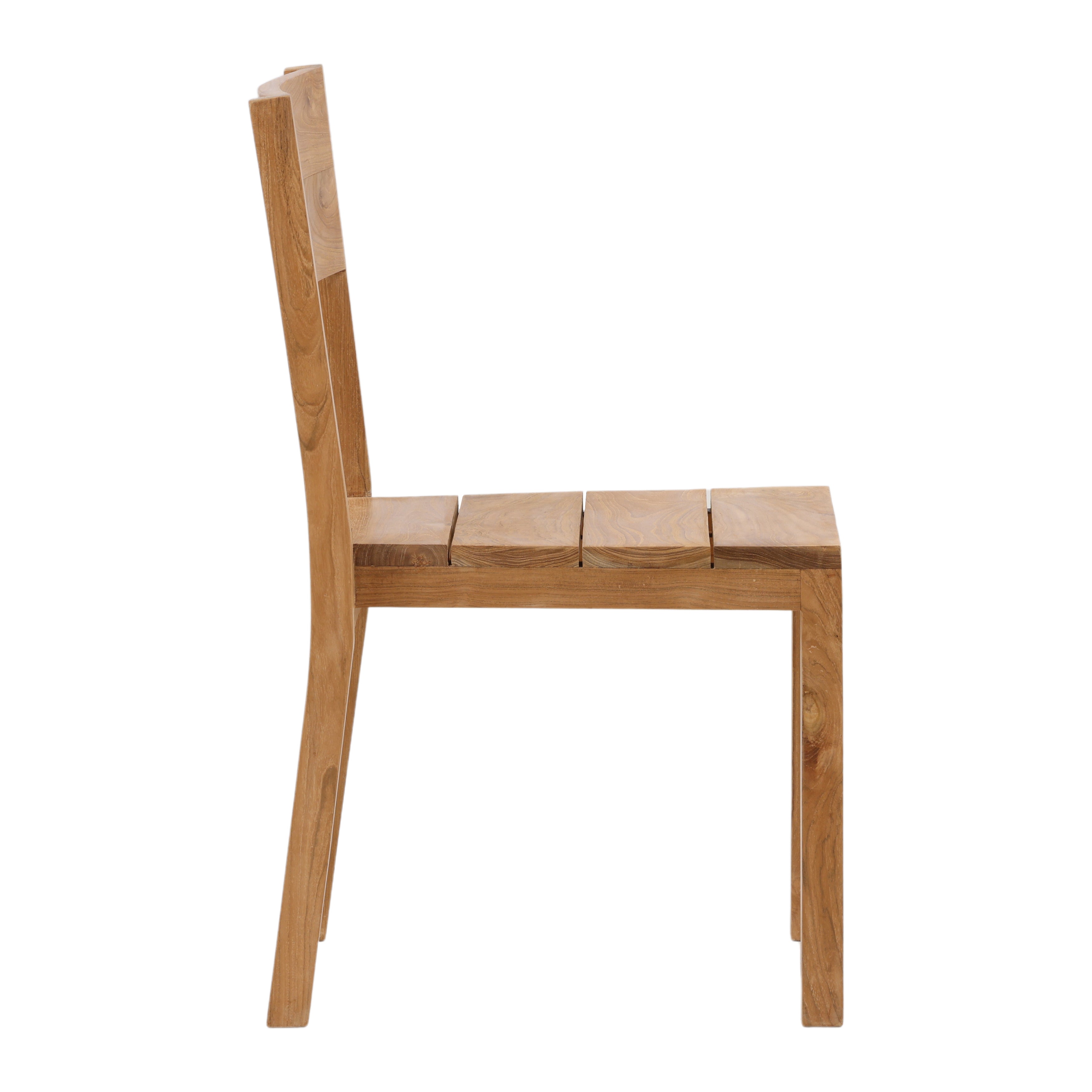 Kira Outdoor Armless Dining Chair Set of 2