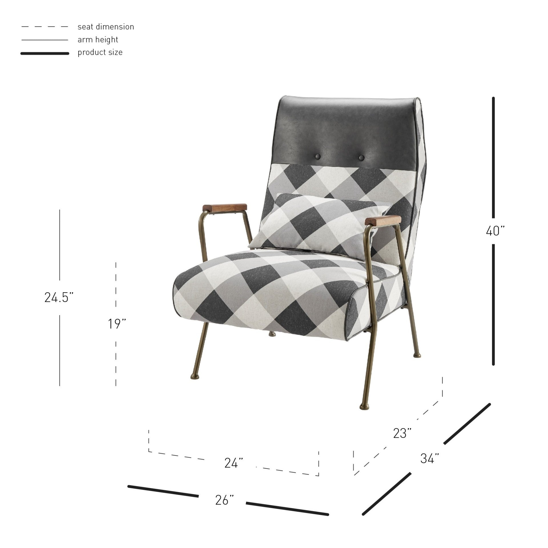 Kahlo Fabric Accent Chair