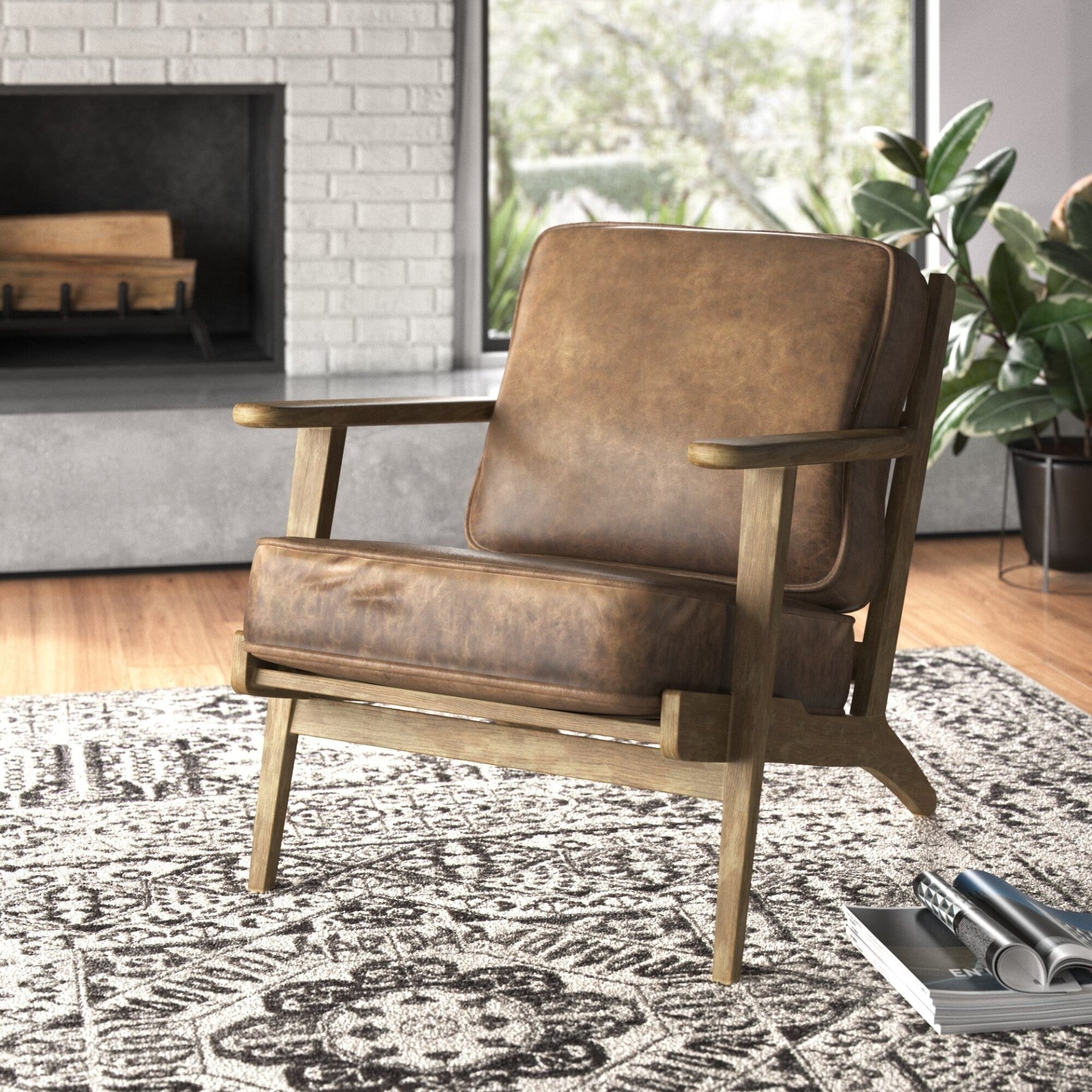 Albert PU Accent Chair