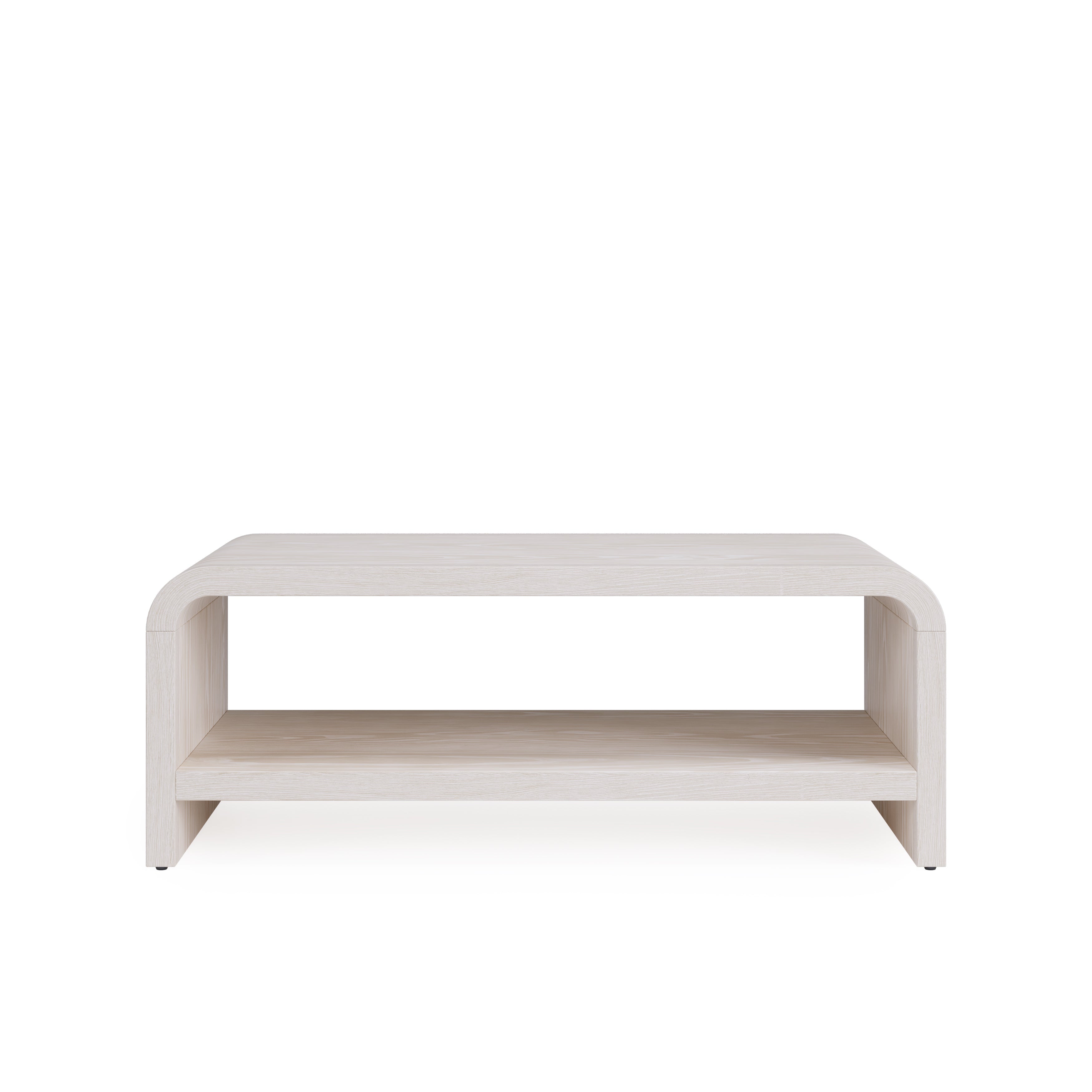 Drake Ash Wood Coffee Table in Sugar