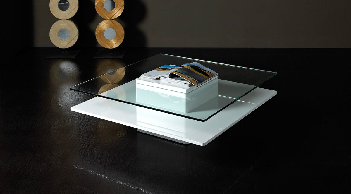 Emulsion Modern White Coffee Table