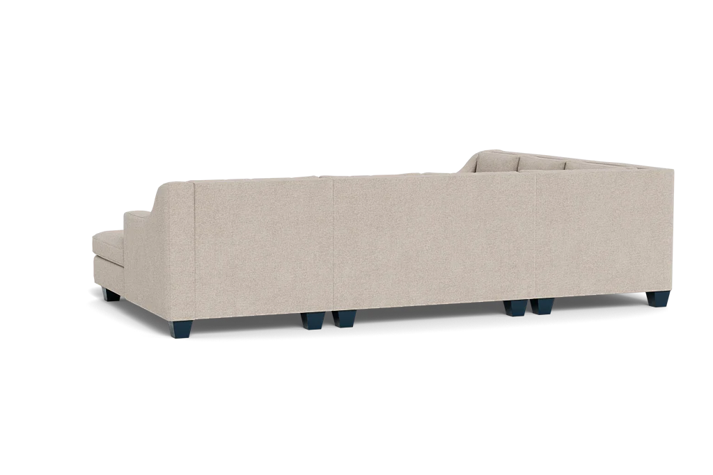 Merced High Back U Sectional with Chaise Sofa