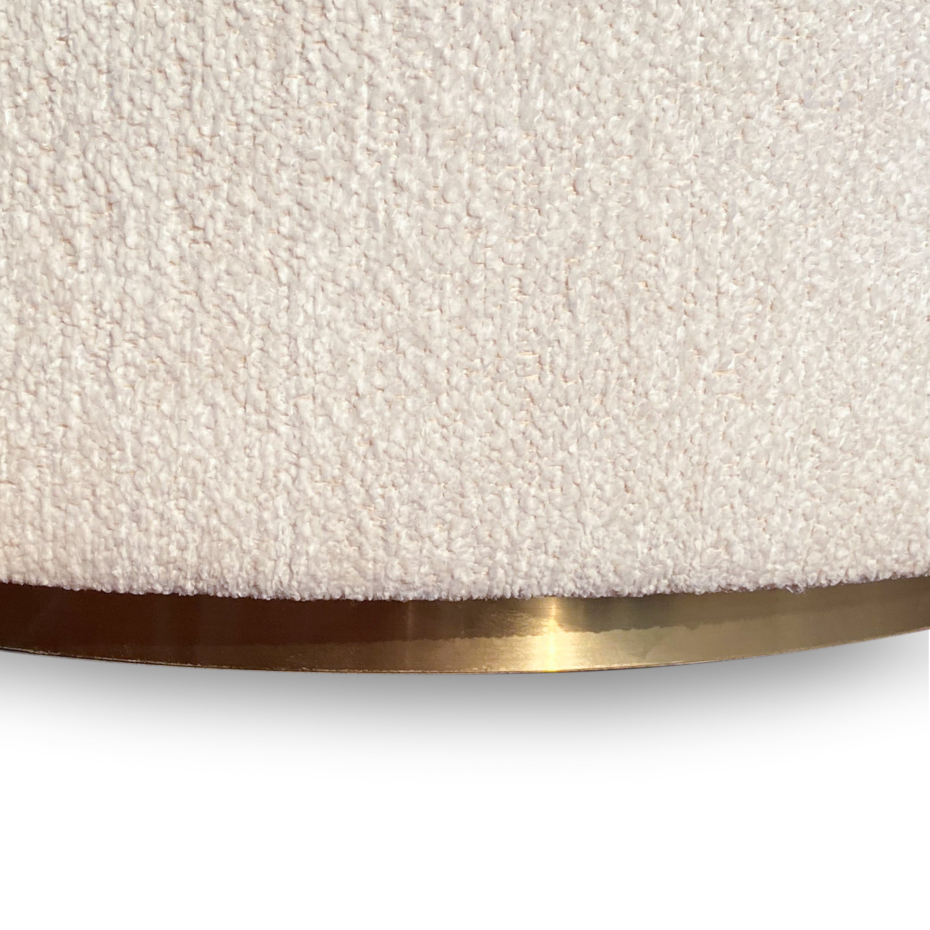 Zinnia Fully Upholstered Swivel Chair in Dune Chenille